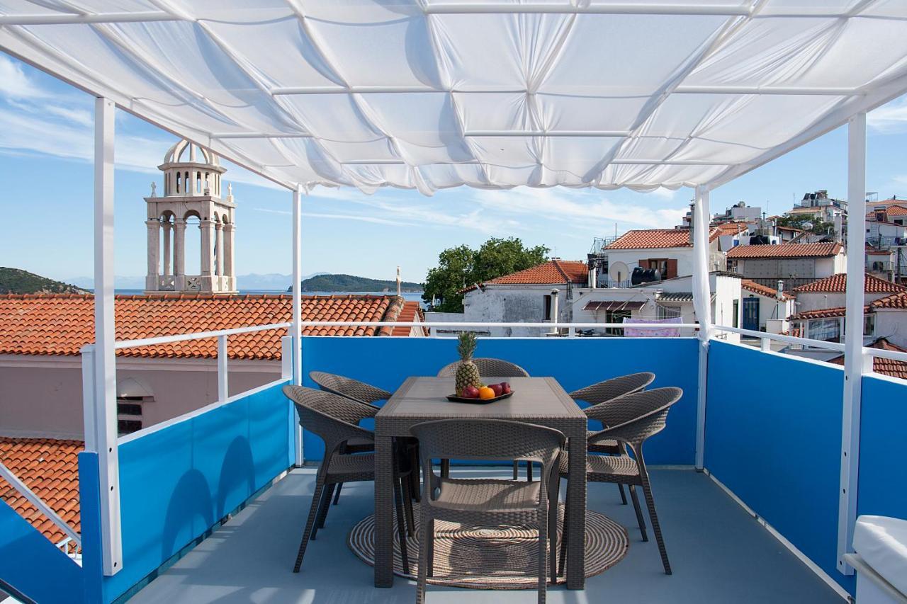 Capolavoro, Boutique Apartment With Unique Rooftop Skiathos Town Bagian luar foto